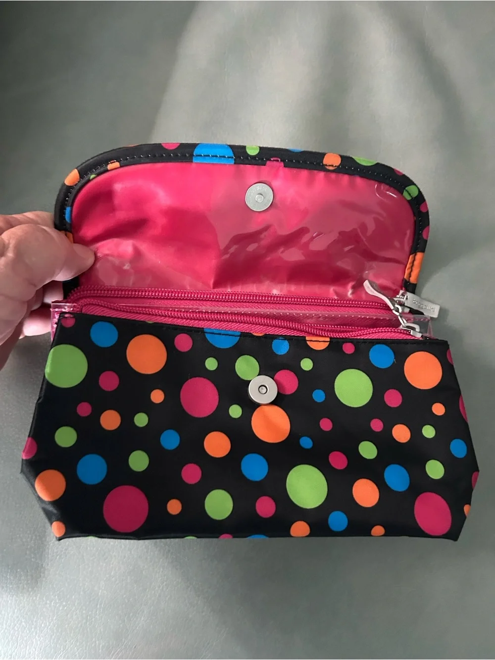 Baggallini clear cosmetic